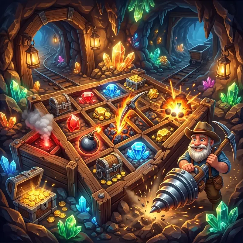 Mines game play demo, free online