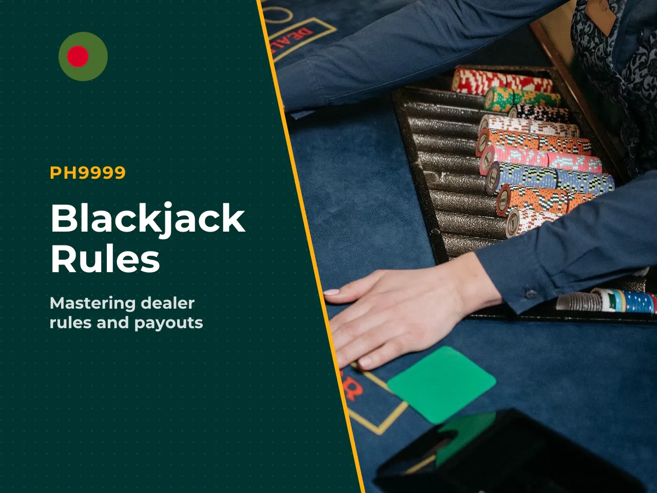 Dealer rules, busts and standard payouts