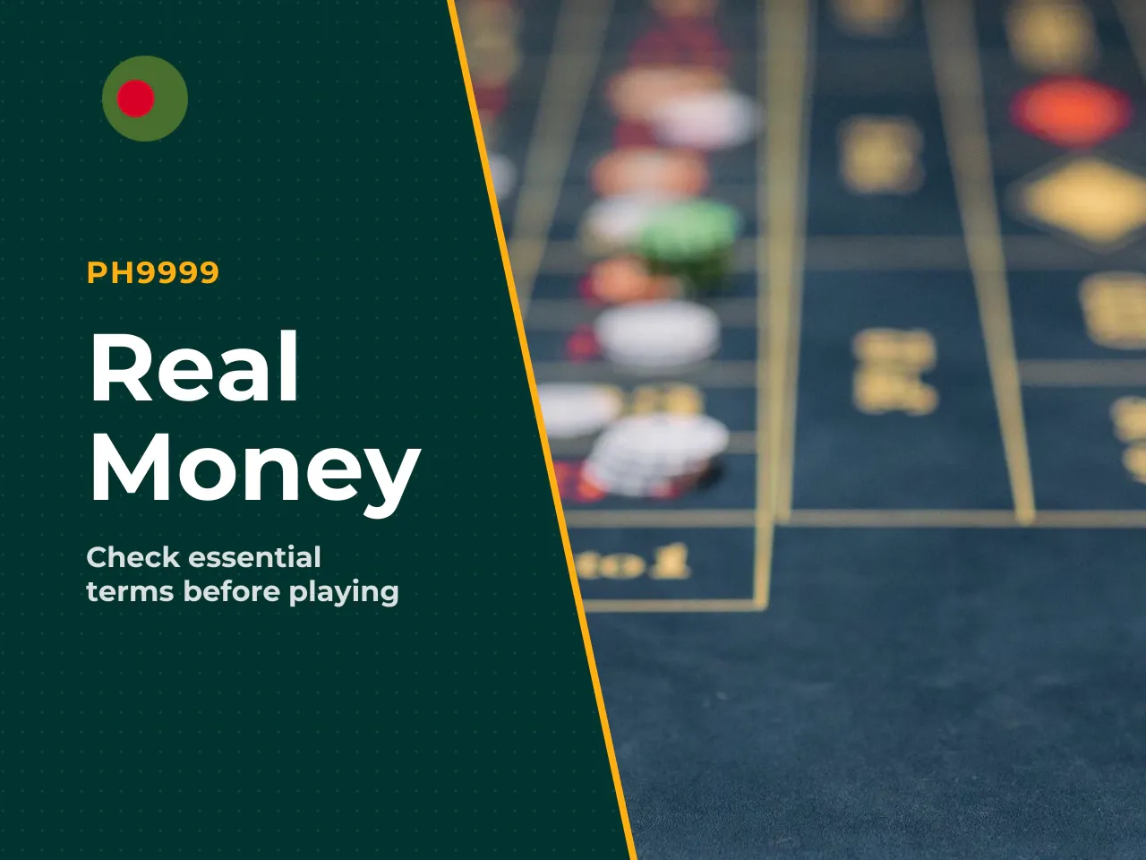 Playing for Real Money What to