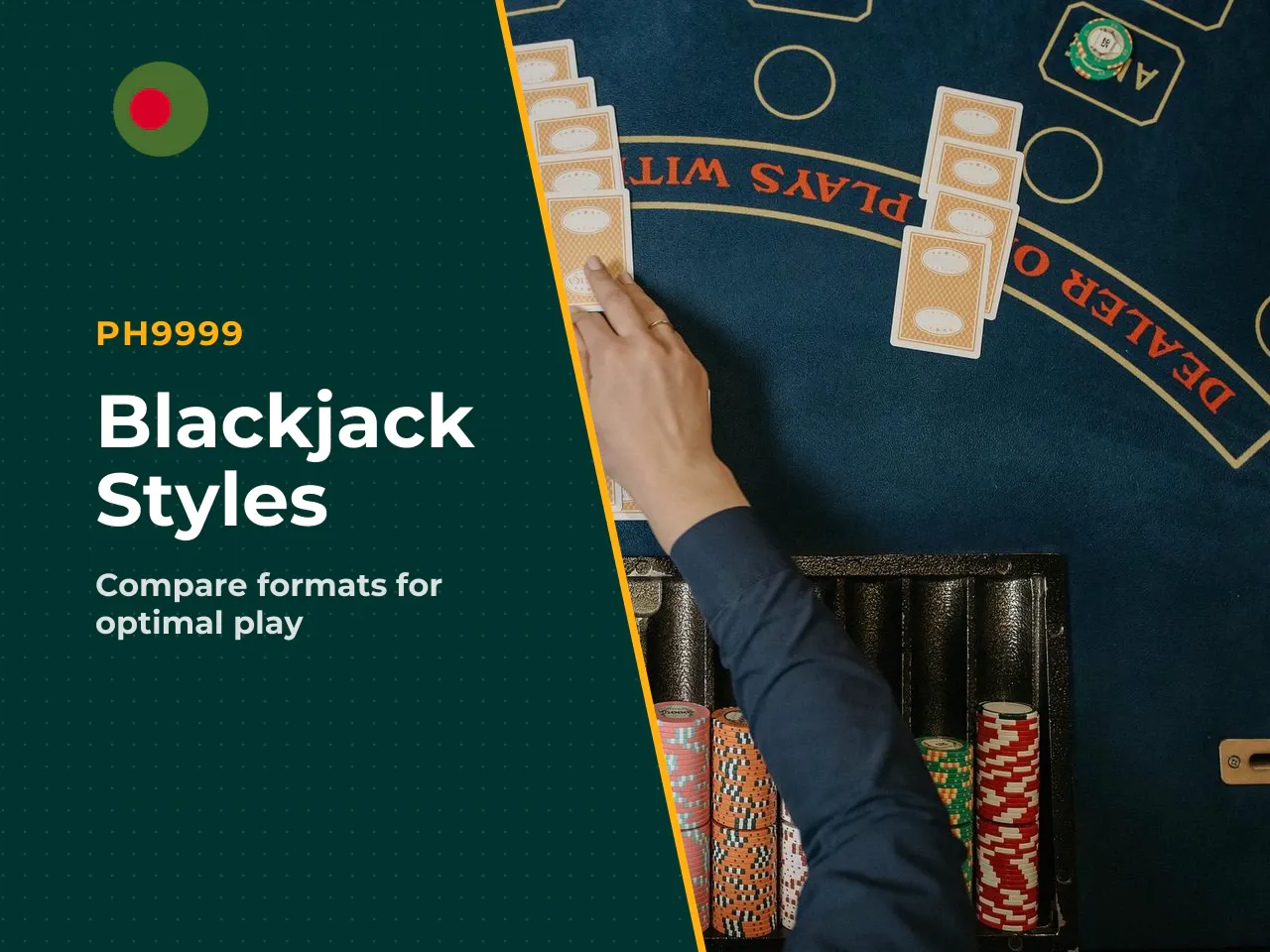 Comparison table blackjack formats by learning
